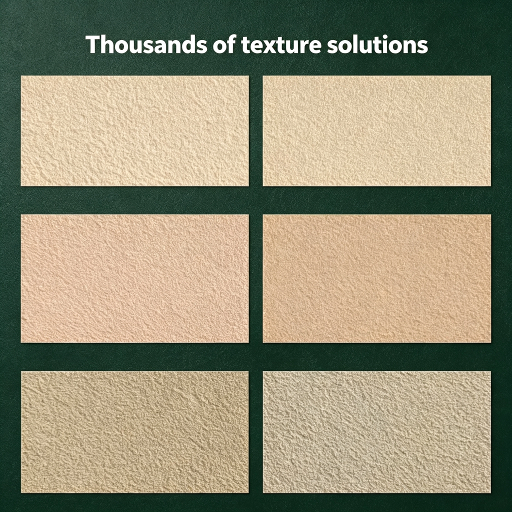 Exterior wall texture paint